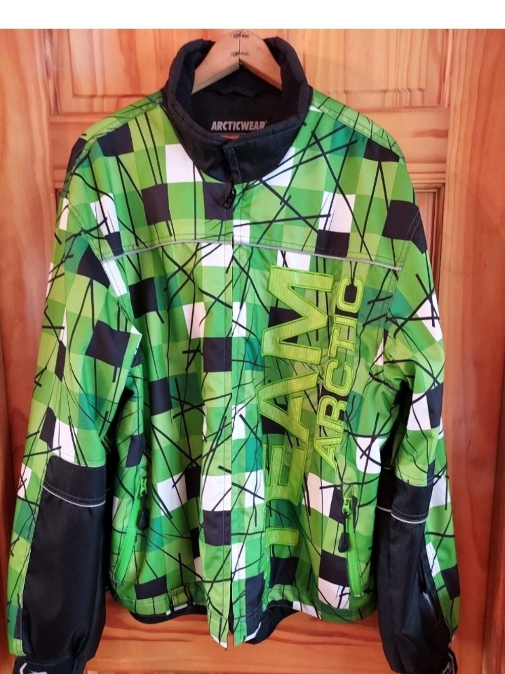 Artic Cat Freezone Snowmobile Mens L Jacket GUC Outer Shell